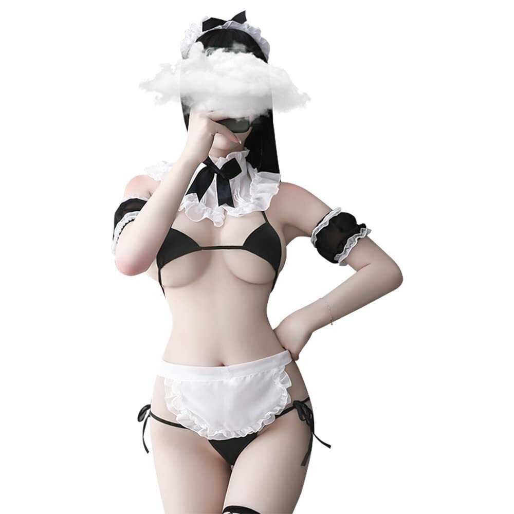 6525 Sexy maid cosplay uniform Maid underwear French apron 7070
